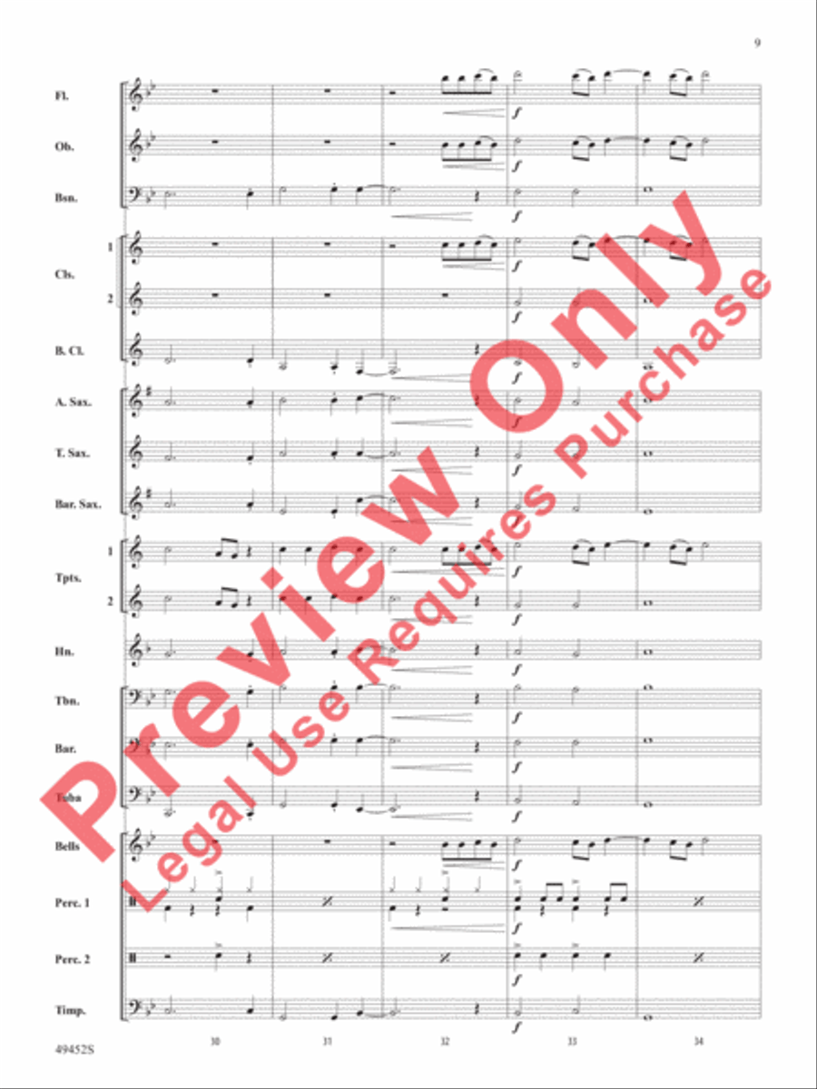 Meant To Be Concert Band scores gallery preview page 10
