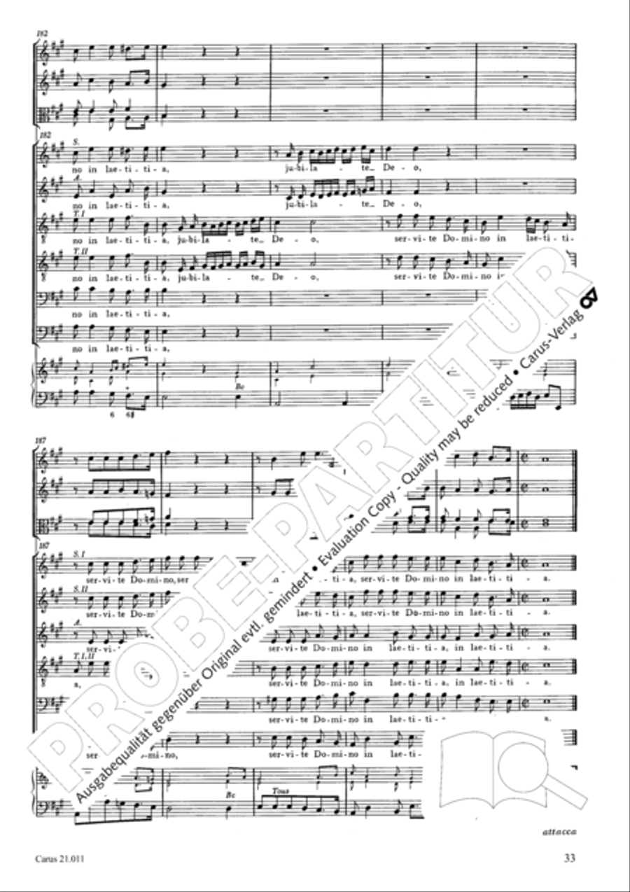 Jubilate Deo Choir scores gallery preview page 34