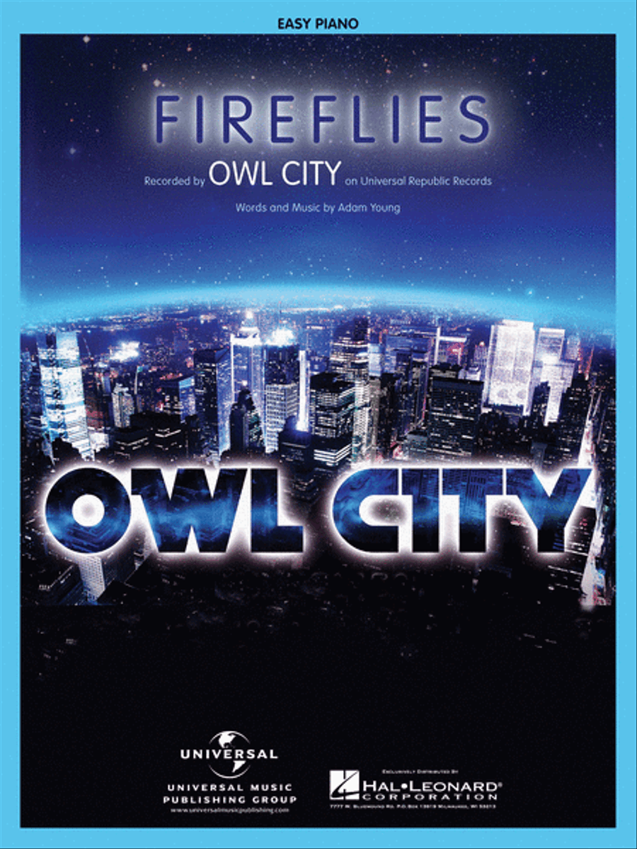 Fireflies Easy Piano scores gallery preview page 1