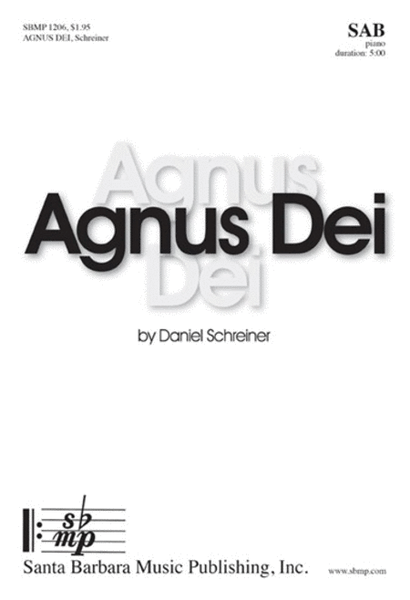 Agnus Dei - SAB Octavo image number null