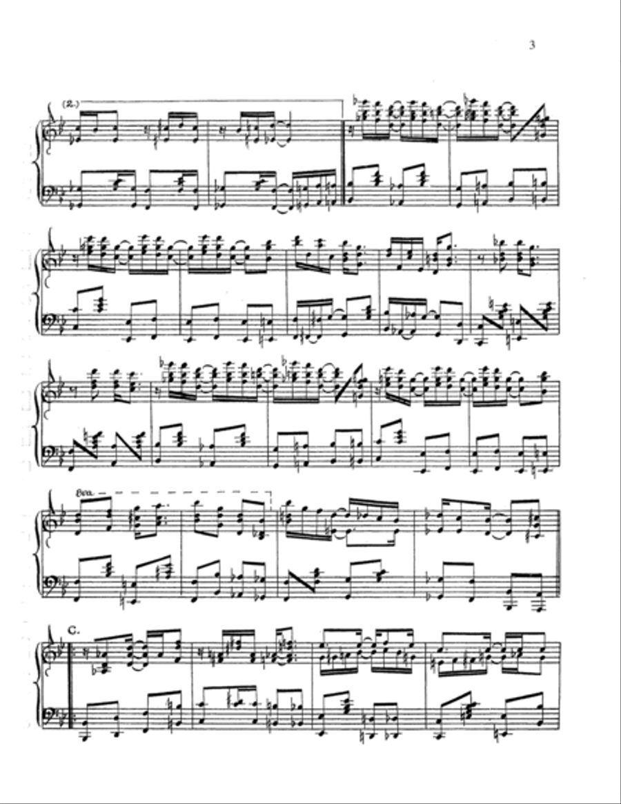 Empty Porches Piano Solo scores gallery preview page 3