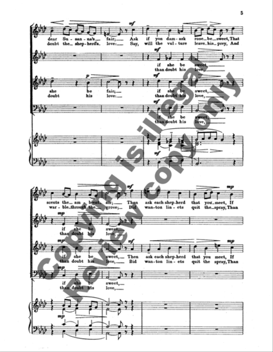Susanne: Ask if yon Damask Rose be Sweet 4-Part scores gallery preview page 8