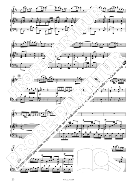 Flute concerto in D major (Flotenkonzert in D) image number null