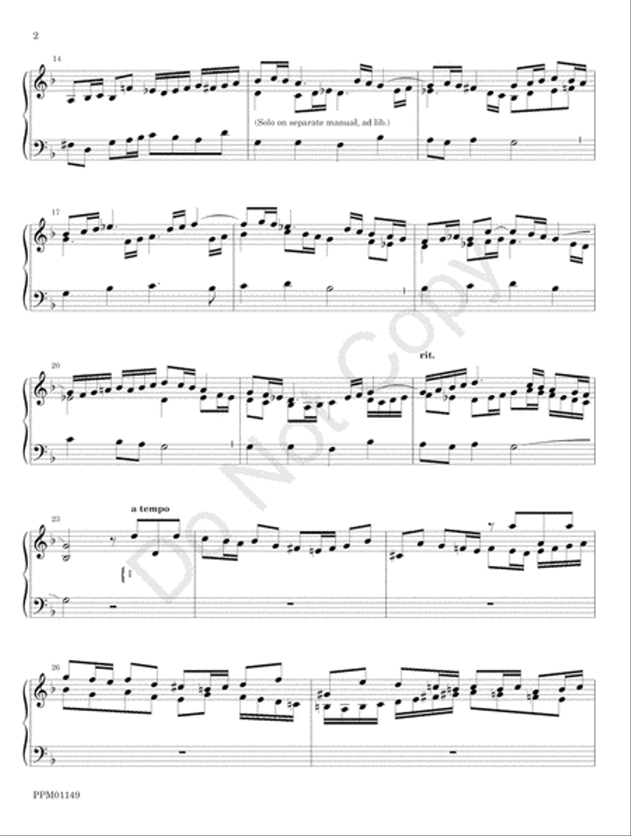 Organ Works for the Church Year Organ scores gallery preview page 8