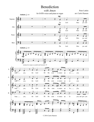 Book cover for Benediction (SATB)