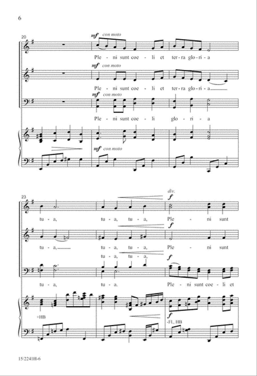 Sanctus 4-Part scores gallery preview page 7