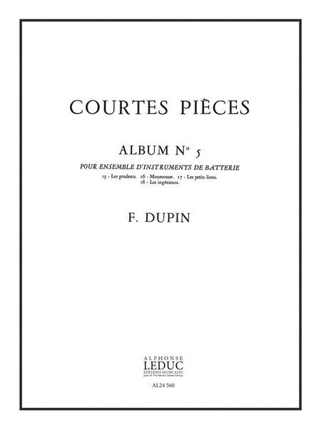 Courtes Pieces Vol.5 (percussion Ensemble)