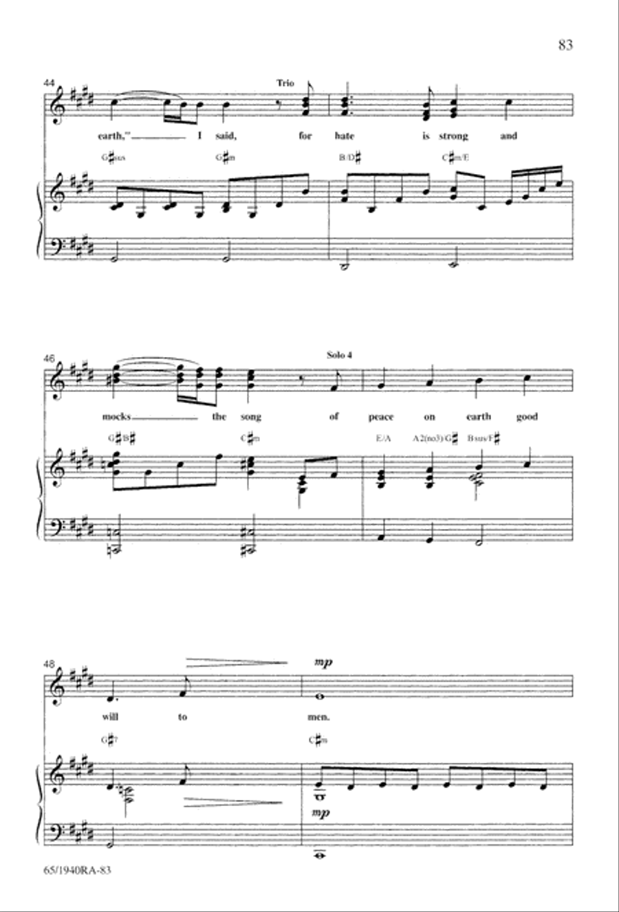 We Will Know Peace 3-Part scores gallery preview page 85