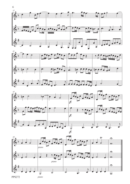 ALBINONI: TRIO SONATA IN F MAJOR Opus 1 no.2 for flute, oboe & clarinet