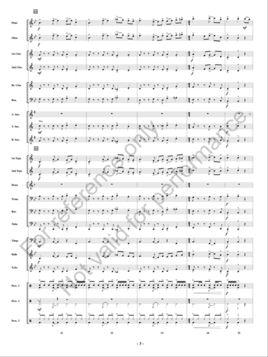 Outrider Outrider Concert Band scores gallery preview page 6