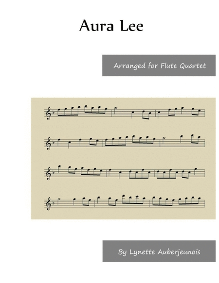Aura Lee - Flute Quartet image number null