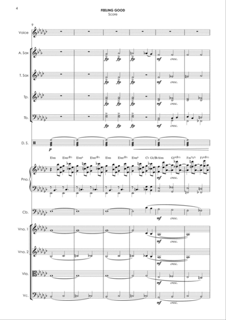 Feeling Good Jazz Ensemble scores gallery preview page 4