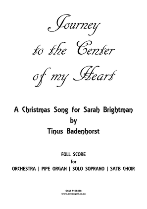 Book cover for Journey to the Center of my Heart - Score