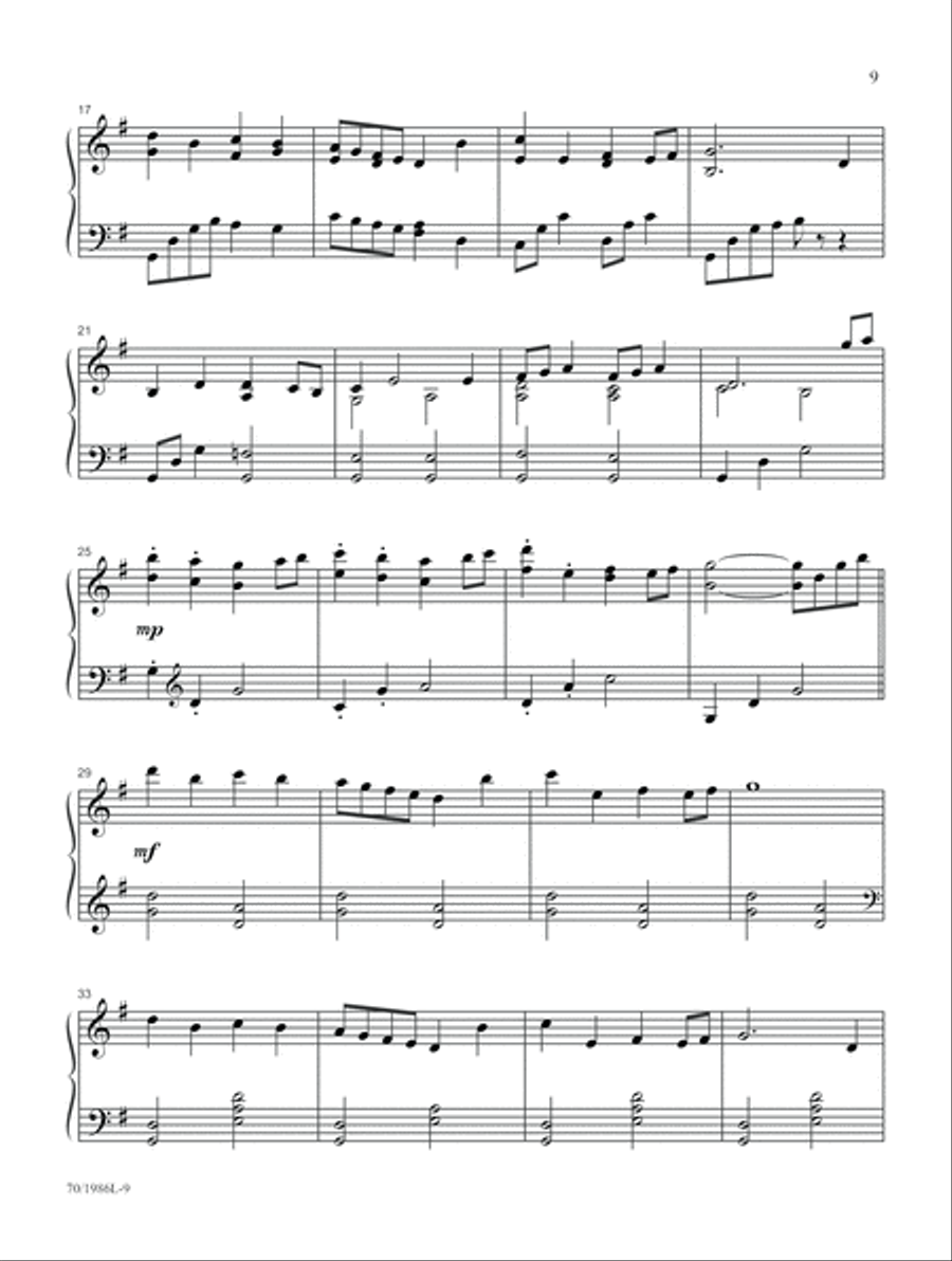 Glory and Grace Piano Solo scores gallery preview page 6
