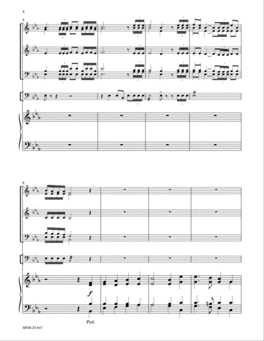 The Church's One Foundation 4-Part scores gallery preview page 2