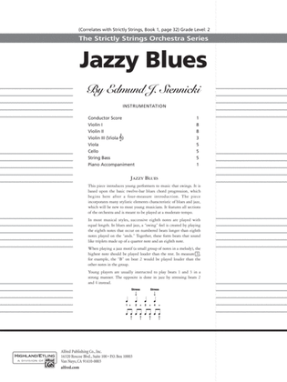 Jazzy Blues: Score