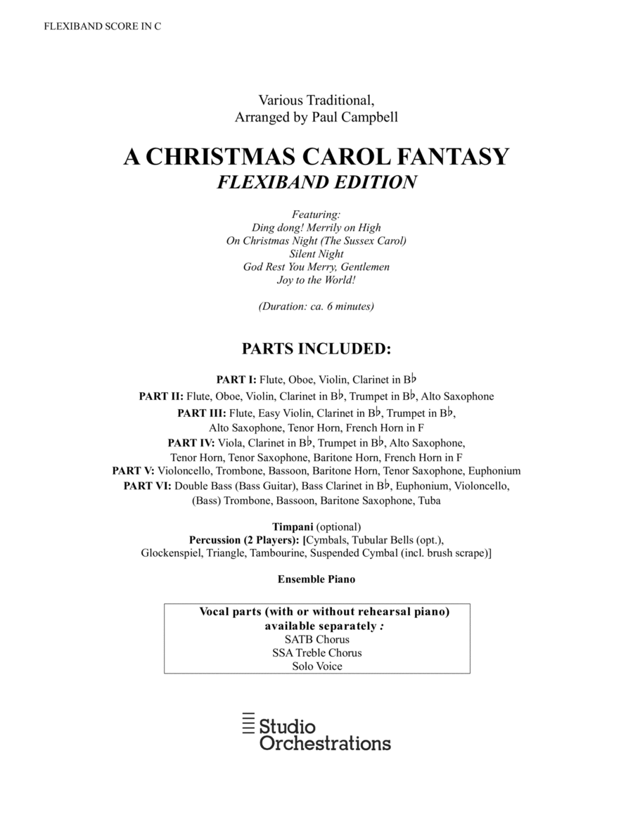 A Christmas Carol Fantasy (Flexiband) image number null