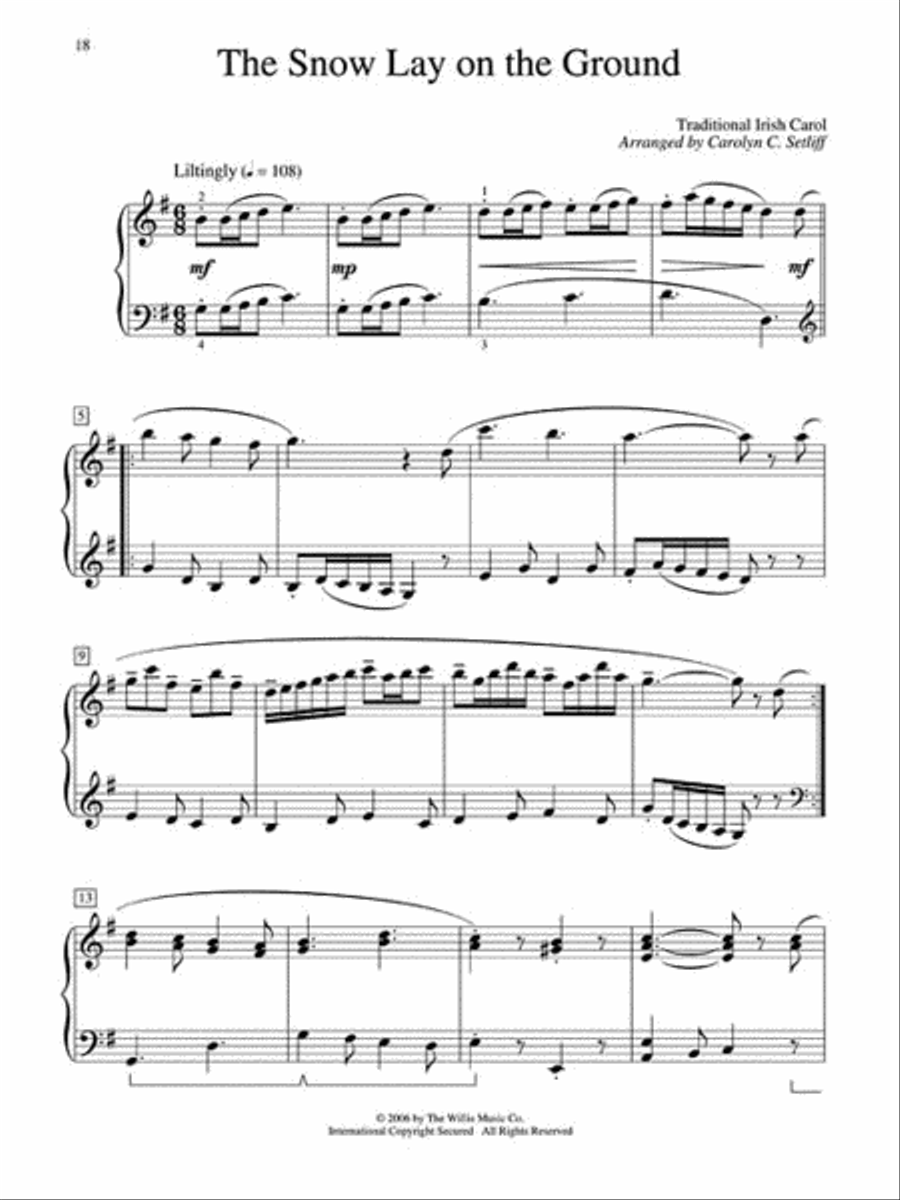Christmas Time Piano Solo scores gallery preview page 6