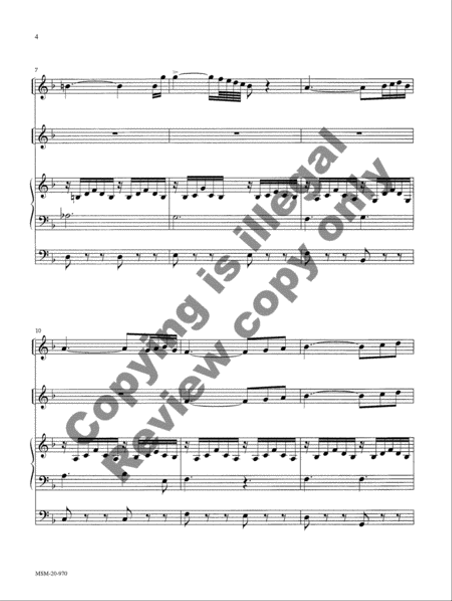 <br>Sheet music extract