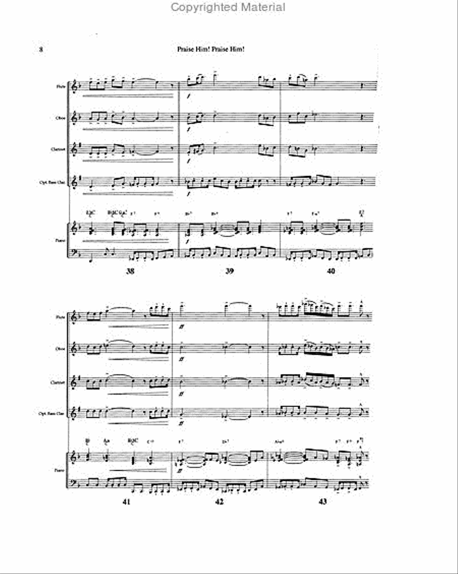 Creative Hymns for Woodwind Trio, Vol. 3 Woodwind Trio scores gallery preview page 3