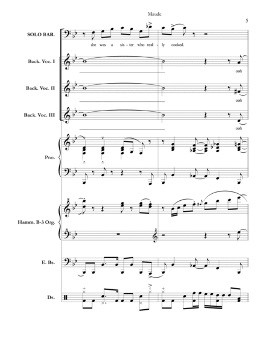 Maude (and Then There's Maude) Large Ensemble scores gallery preview page 5