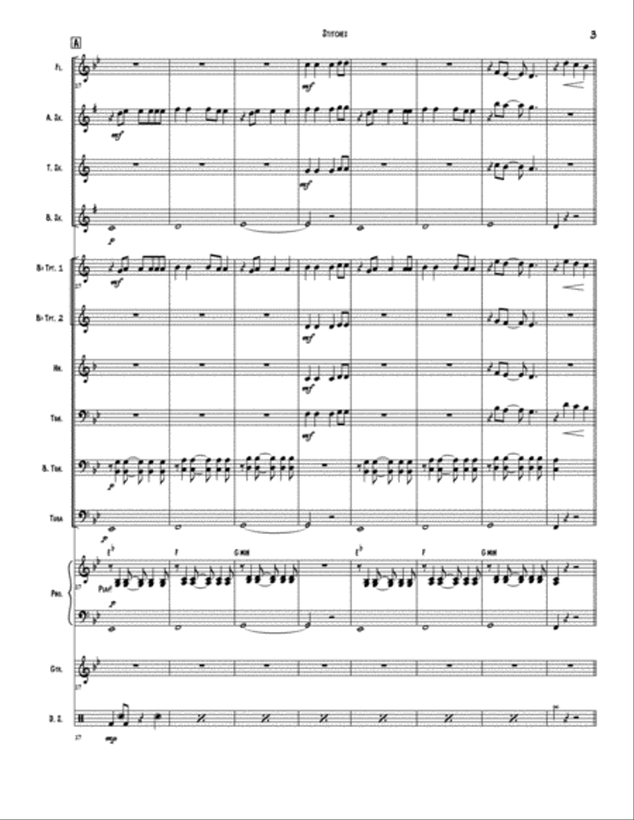 Stitches Jazz Ensemble scores gallery preview page 3