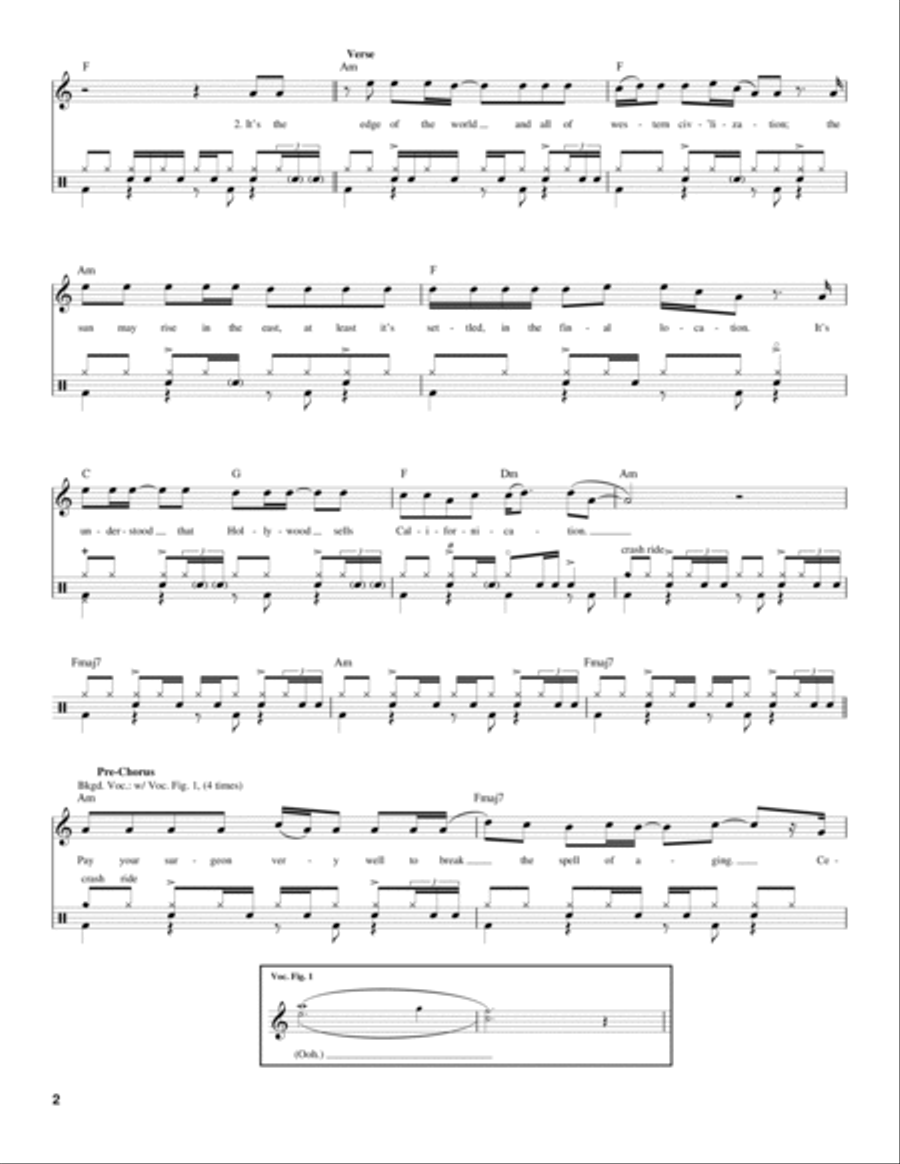 Californication Drum Set scores gallery preview page 2