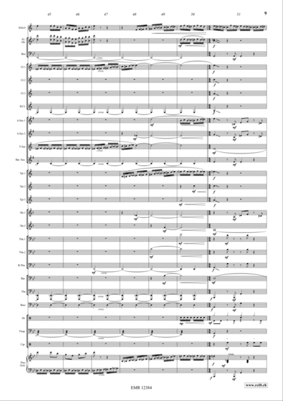 Swingair Bumble Bee Concert Band scores gallery preview page 10