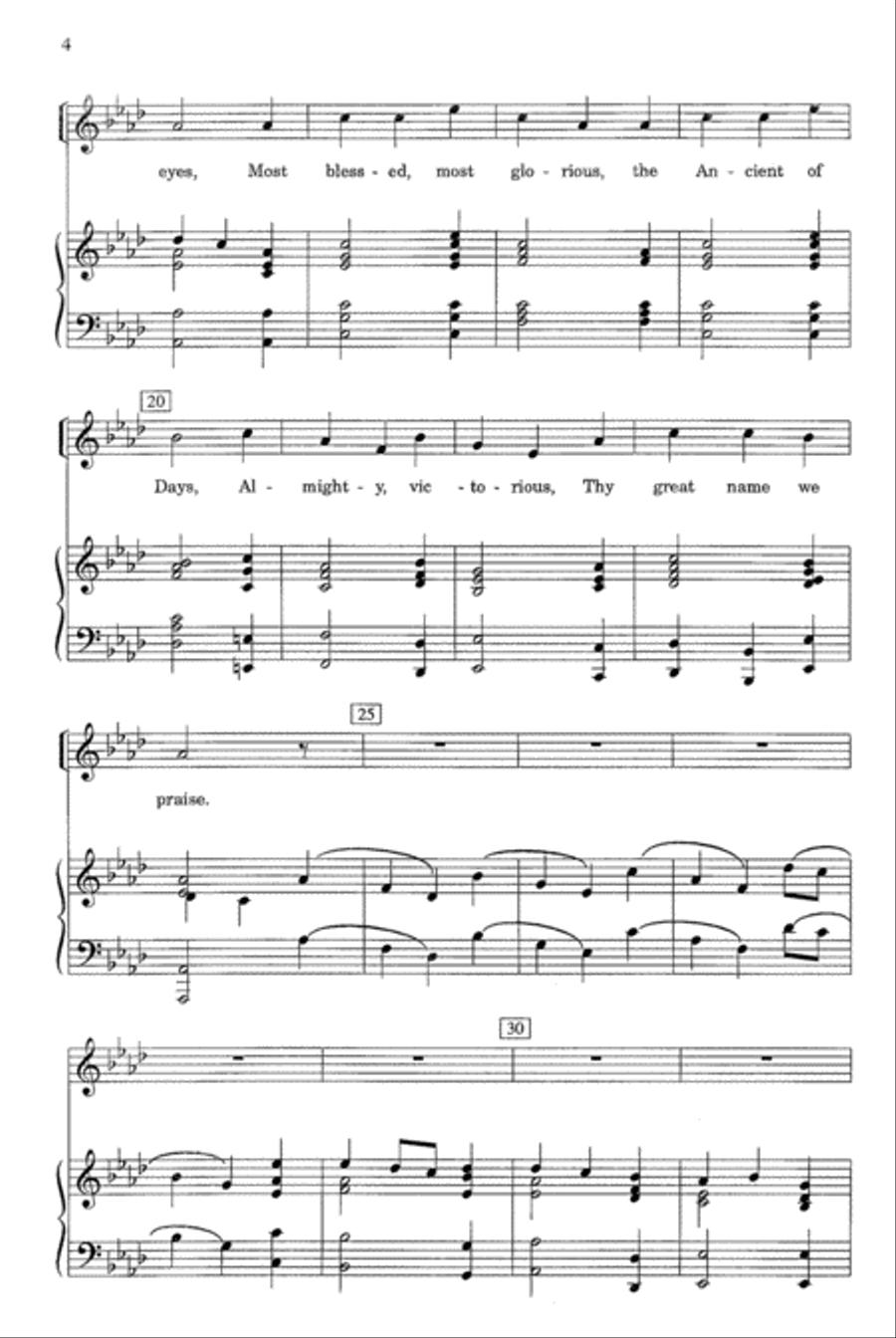 Immortal, Invisible 4-Part scores gallery preview page 3