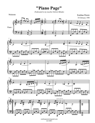 Piano Page