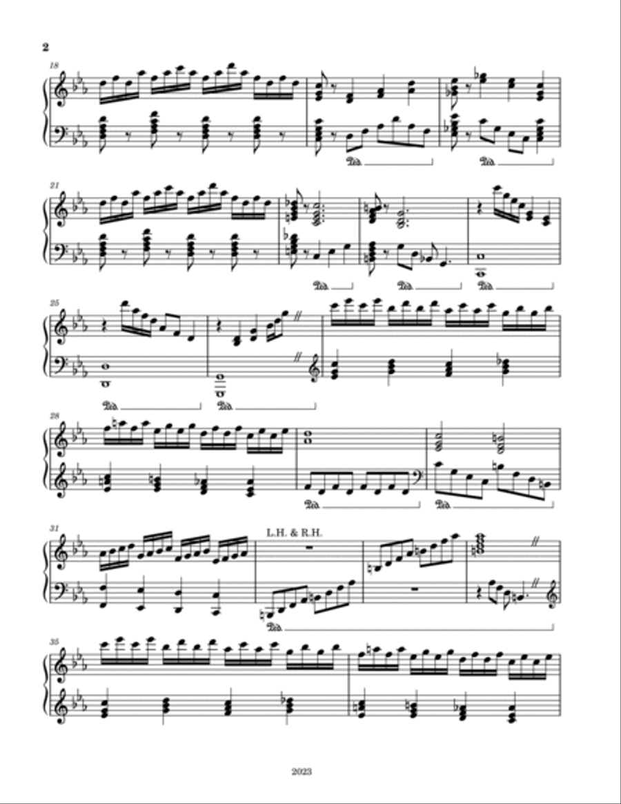 Piano Solo No. 84023 Piano Solo scores gallery preview page 2