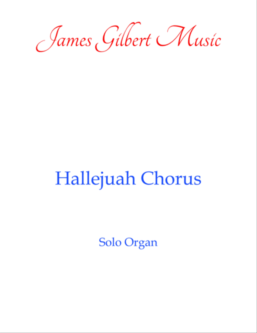 Hallelujah Chorus Choir scores gallery preview page 1