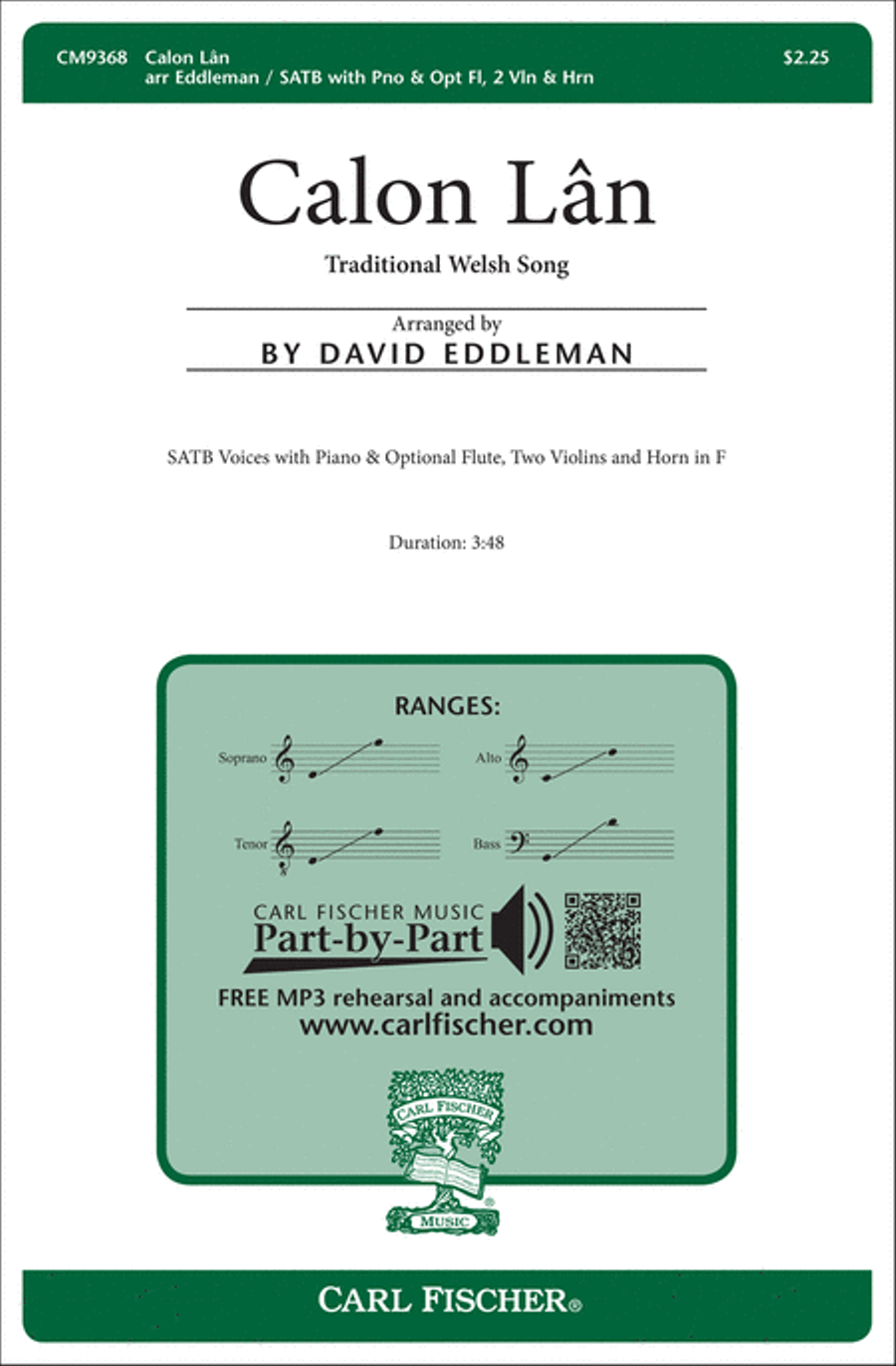 Calon Lân 4-Part scores gallery preview page 1