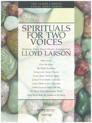 Book cover for Spirituals for Two Voices (Book)
