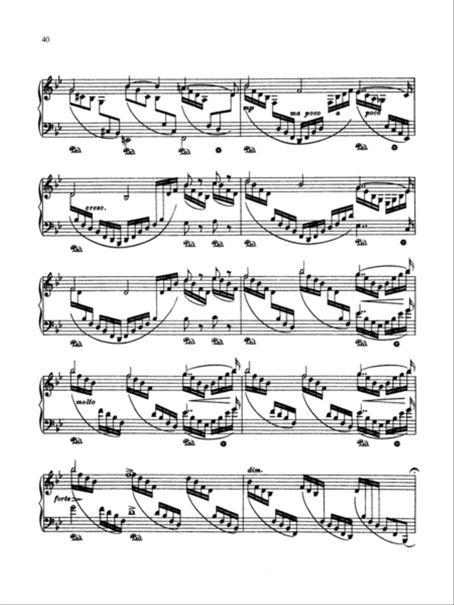 Sibelius: Ten Pieces, Op. 58 Piano Solo scores gallery preview page 3