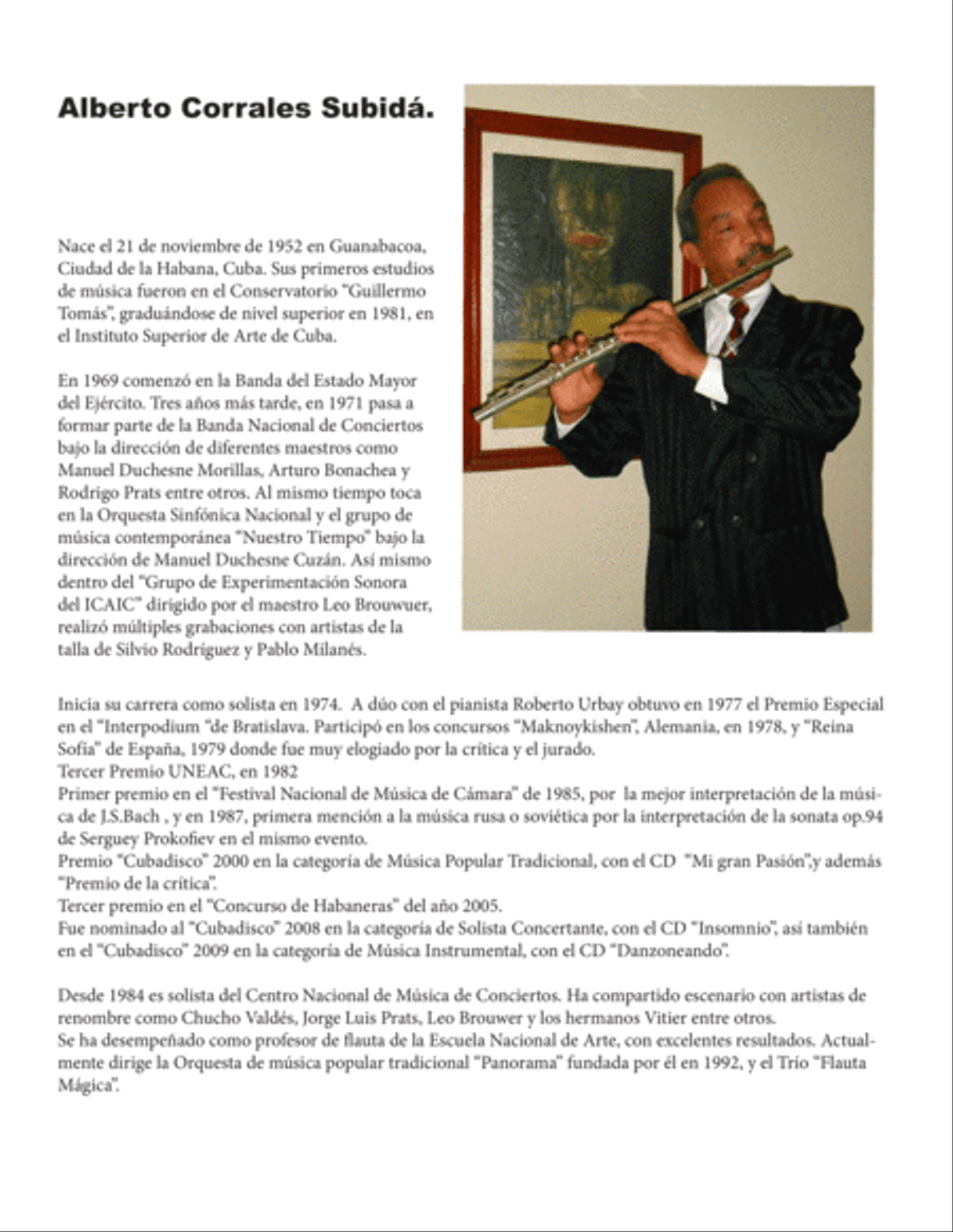 Estudios Concertantes para flauta. Woodwind Ensemble scores gallery preview page 4