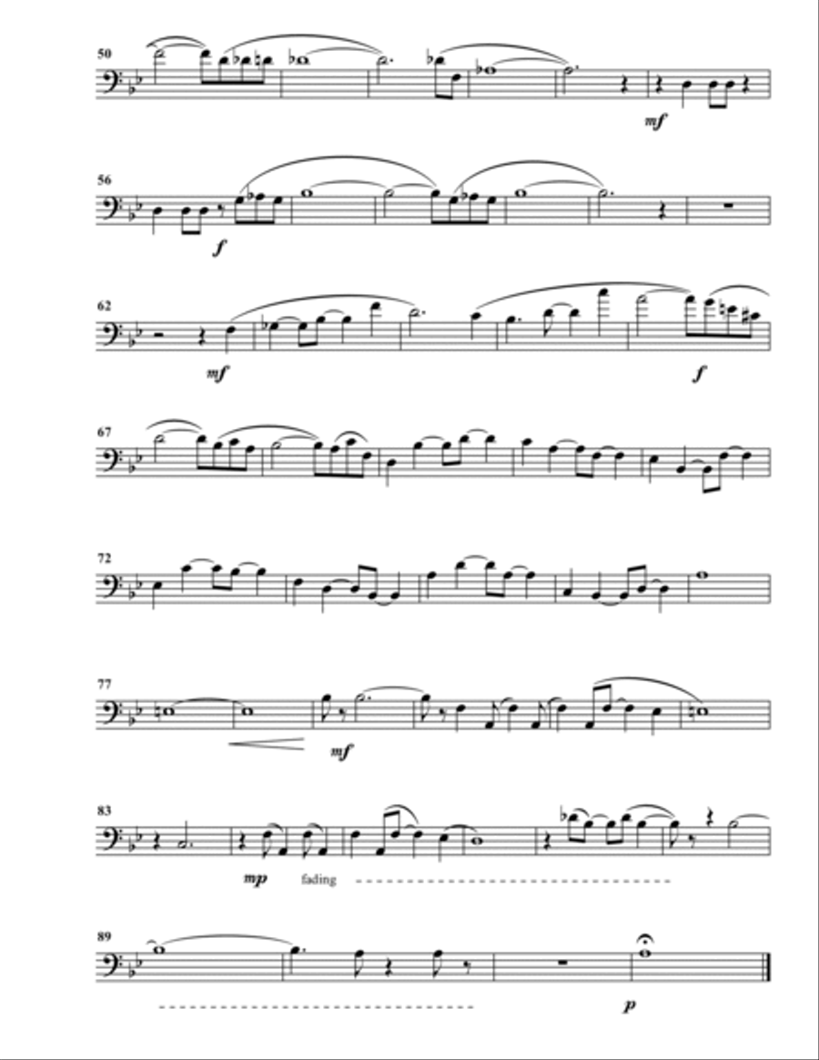 Tenderly Brass Quartet scores gallery preview page 4