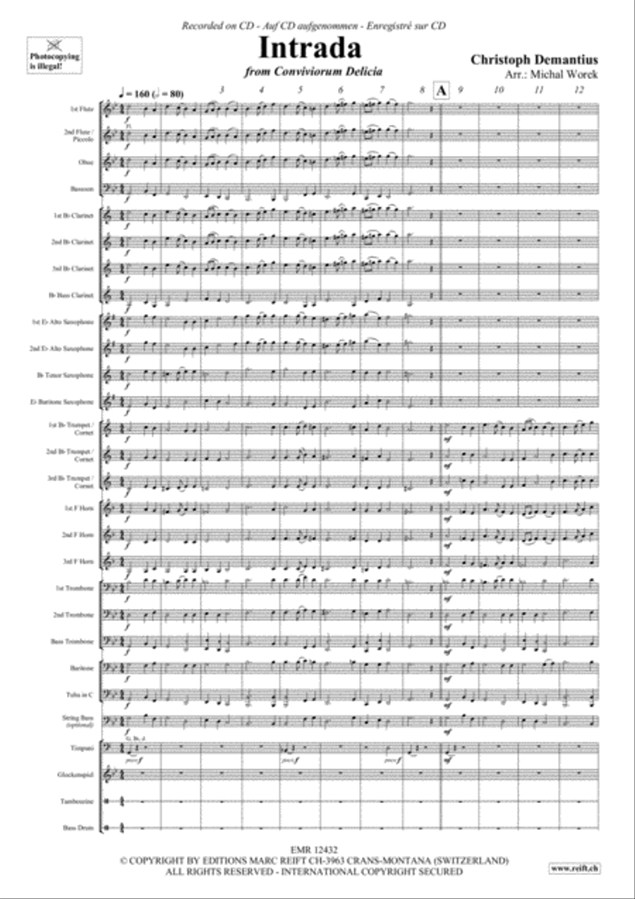Intrada Intrada Concert Band scores gallery preview page 3