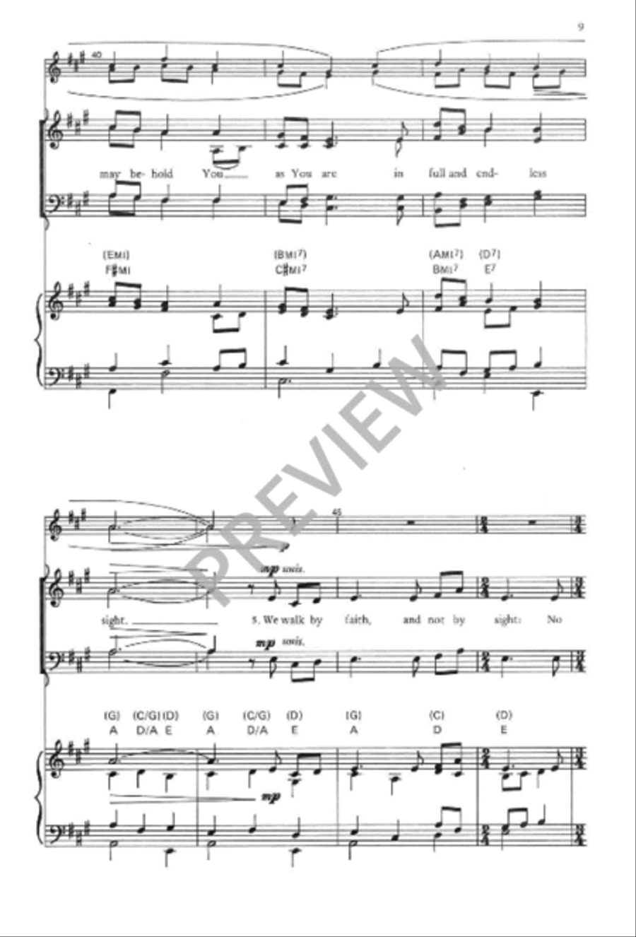 We Walk By Faith We Walk By Faith 4-Part scores gallery preview page 10