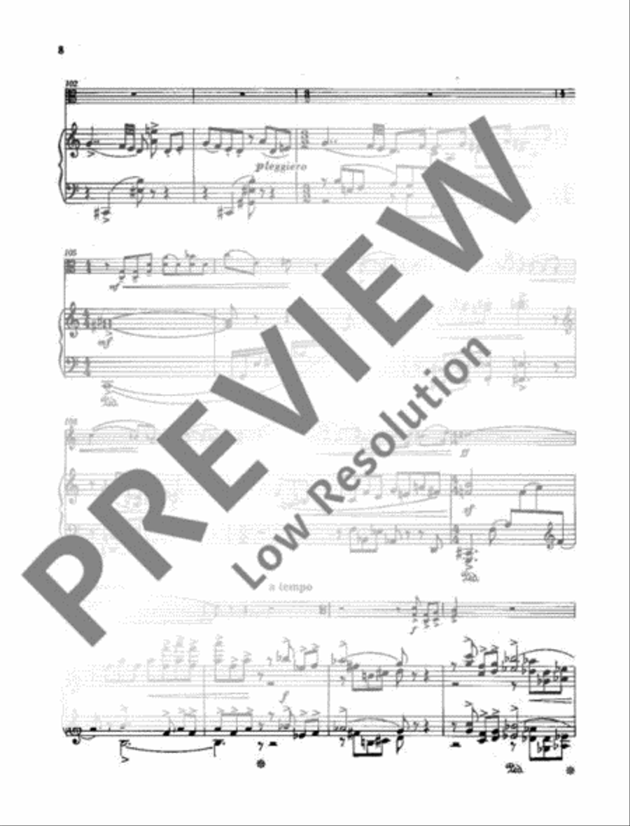 Sonata in E Piano Accompaniment scores gallery preview page 9
