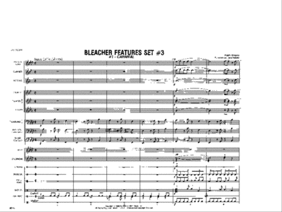 Bleacher Features Set #3 Bleacher Features Set #3 Marching Band scores gallery preview page 2
