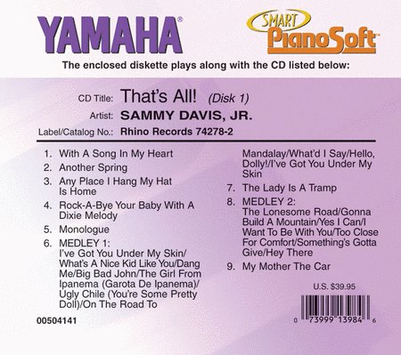 Sammy Davis, Jr. - That