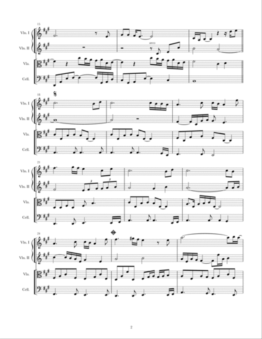 I Will Always Love You I Will Always Love You String Quartet scores gallery preview page 2