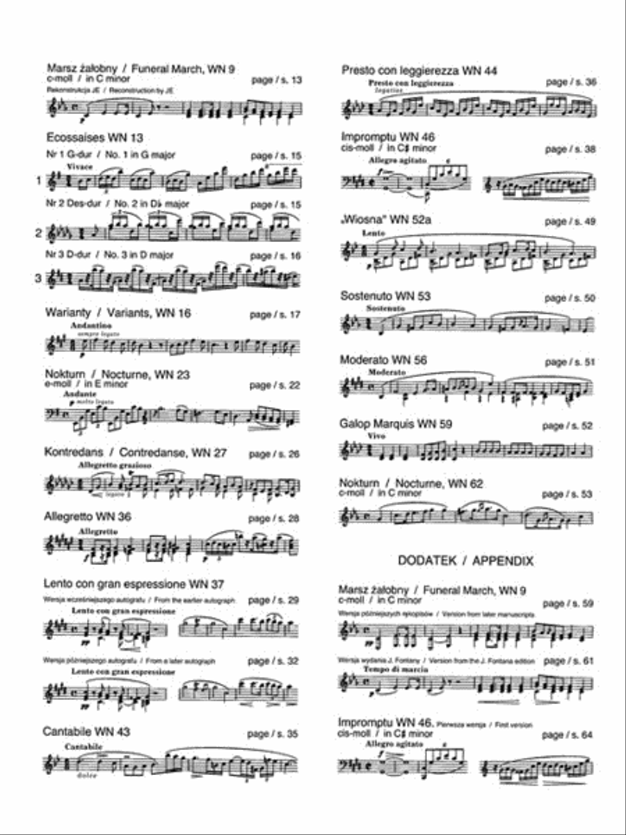 Various Compositions for Piano Piano Solo scores gallery preview page 2