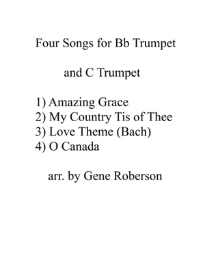 Four Songs for Bb and C Trumpet