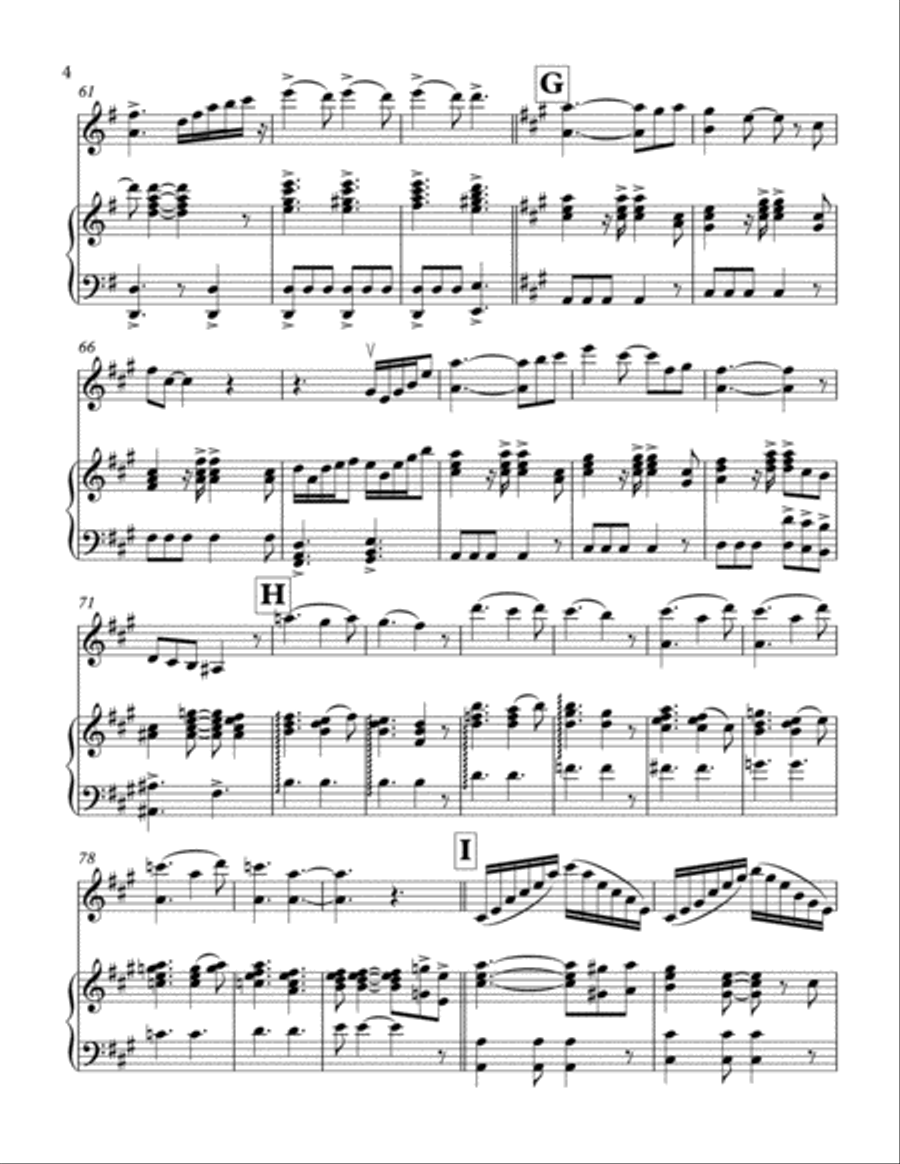 We Are The Champions Violin Solo scores gallery preview page 4