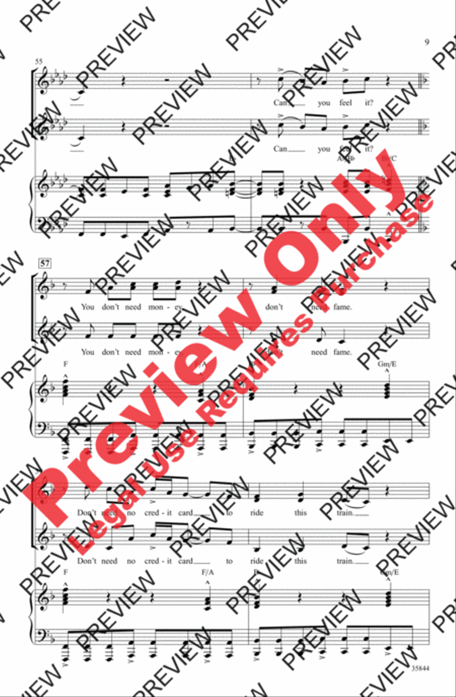 The Power of Love Women's Choir scores gallery preview page 9