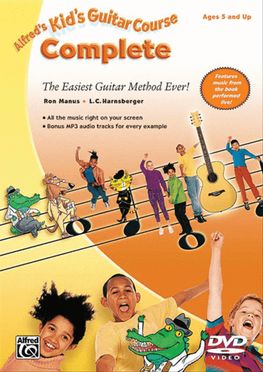 Alfred's Kid's Guitar Course Complete Easy Guitar scores gallery preview page 1