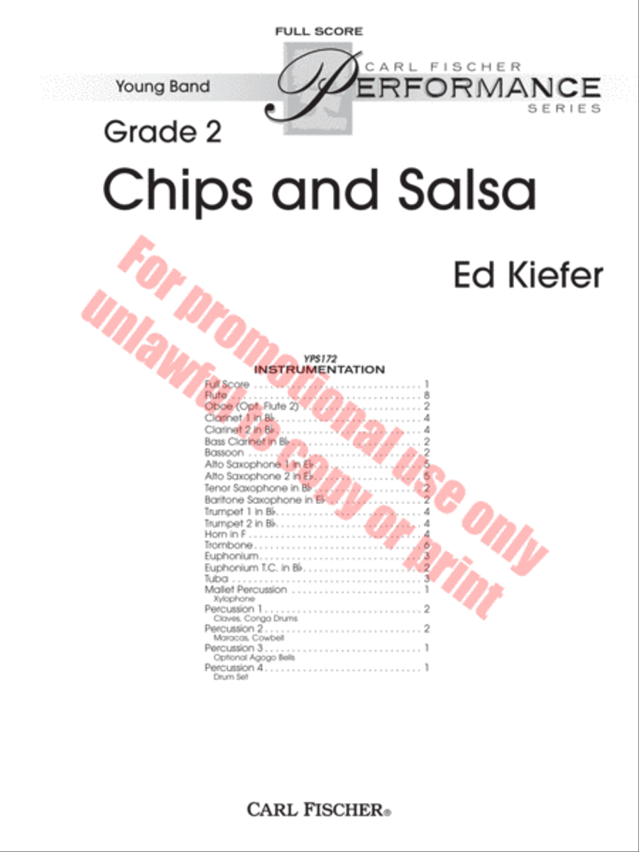 Chips and Salsa Concert Band scores gallery preview page 2