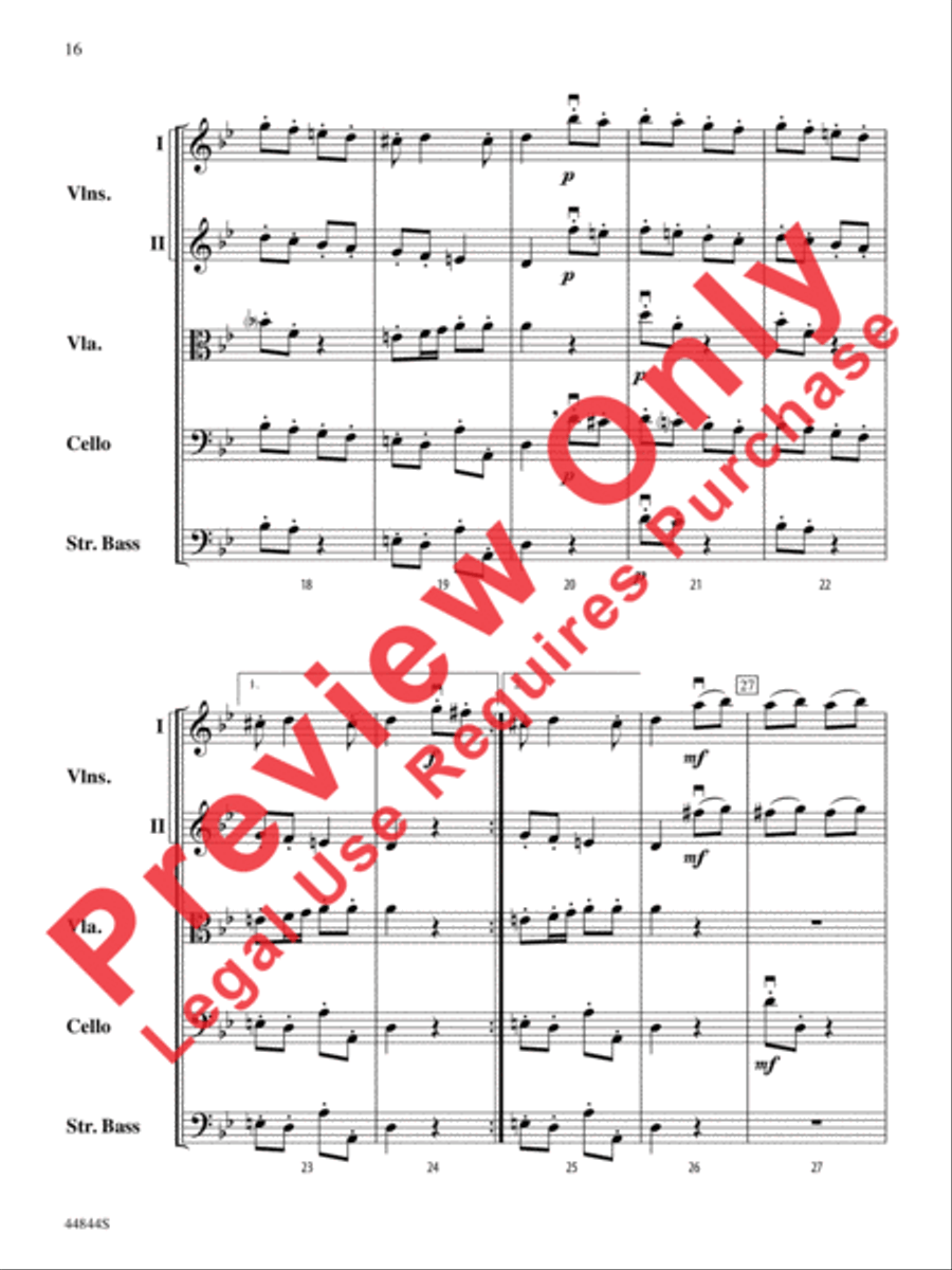 Concerto Grosso, Opus 6, No. 8 String Orchestra scores gallery preview page 37